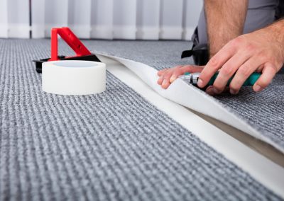 Carpenter's Hand Lying Carpet